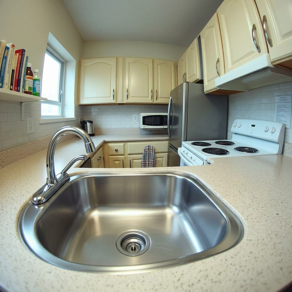 Kitchen after cleaning